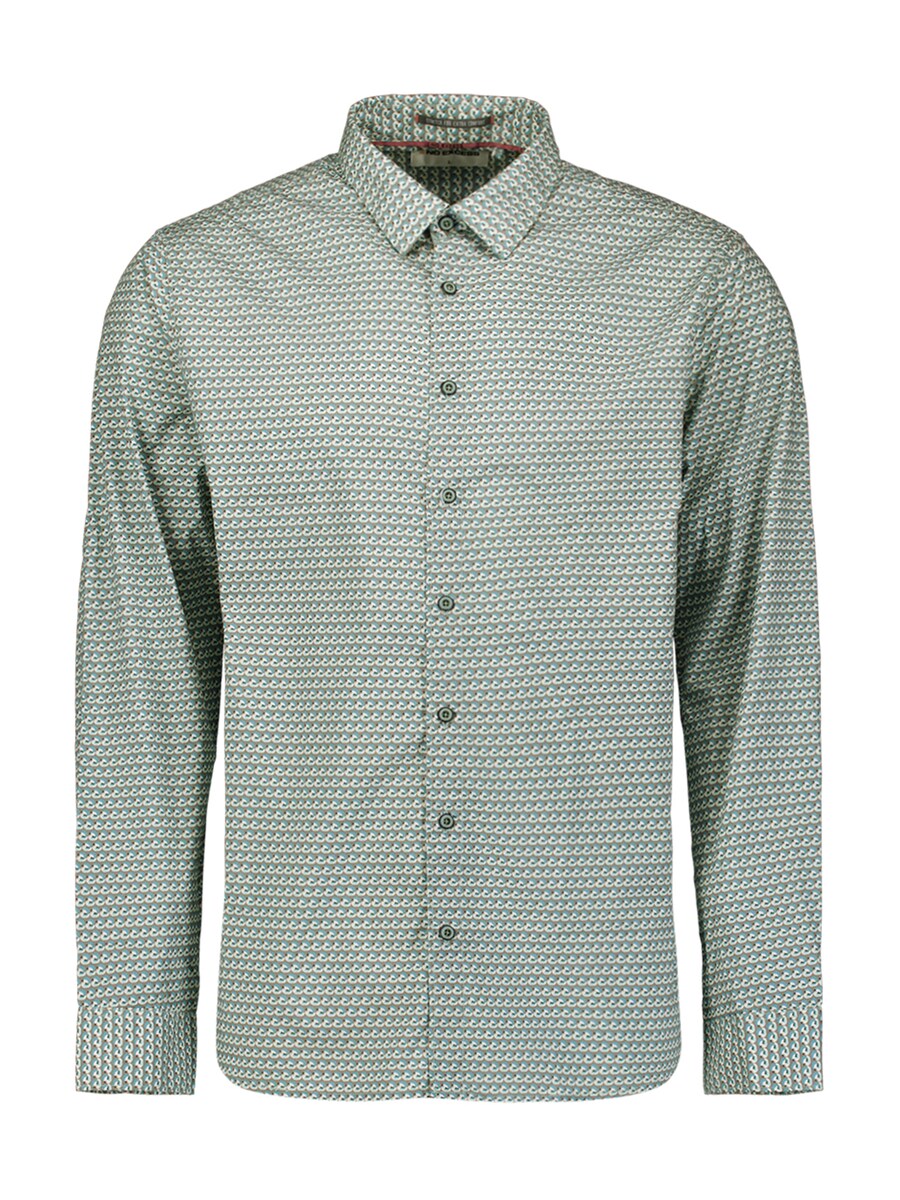 Рубашка на пуговицах классического кроя No Excess, аква
Рубашка на пуговицах классического кроя No Excess, аква