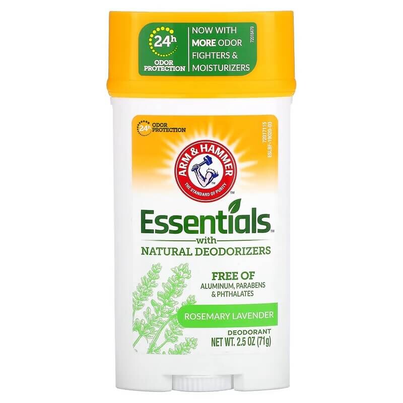 Дезодорант Arm & Hammer Essentials розмарин и лаванда, 71 гр
Дезодорант Arm & Hammer Essentials розмарин и лаванда, 71 гр