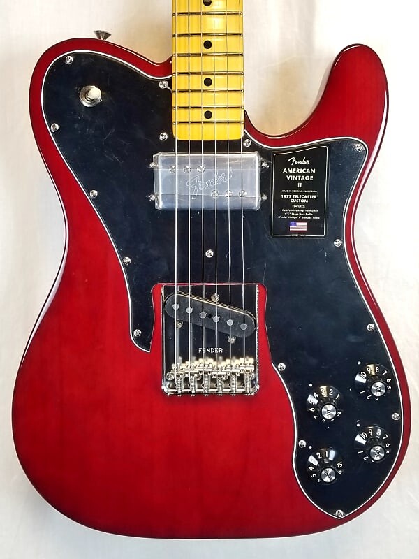 Fender Limited Edition American Vintage II 1977 Telecaster Custom, кленовый гриф, вино, 7 фунтов 1,6 унции 0170632815
Fender Limited Edition American Vintage II 1977 Telecaster Custom, кленовый гриф, вино, 7 фунтов 1,6 унции 0170632815