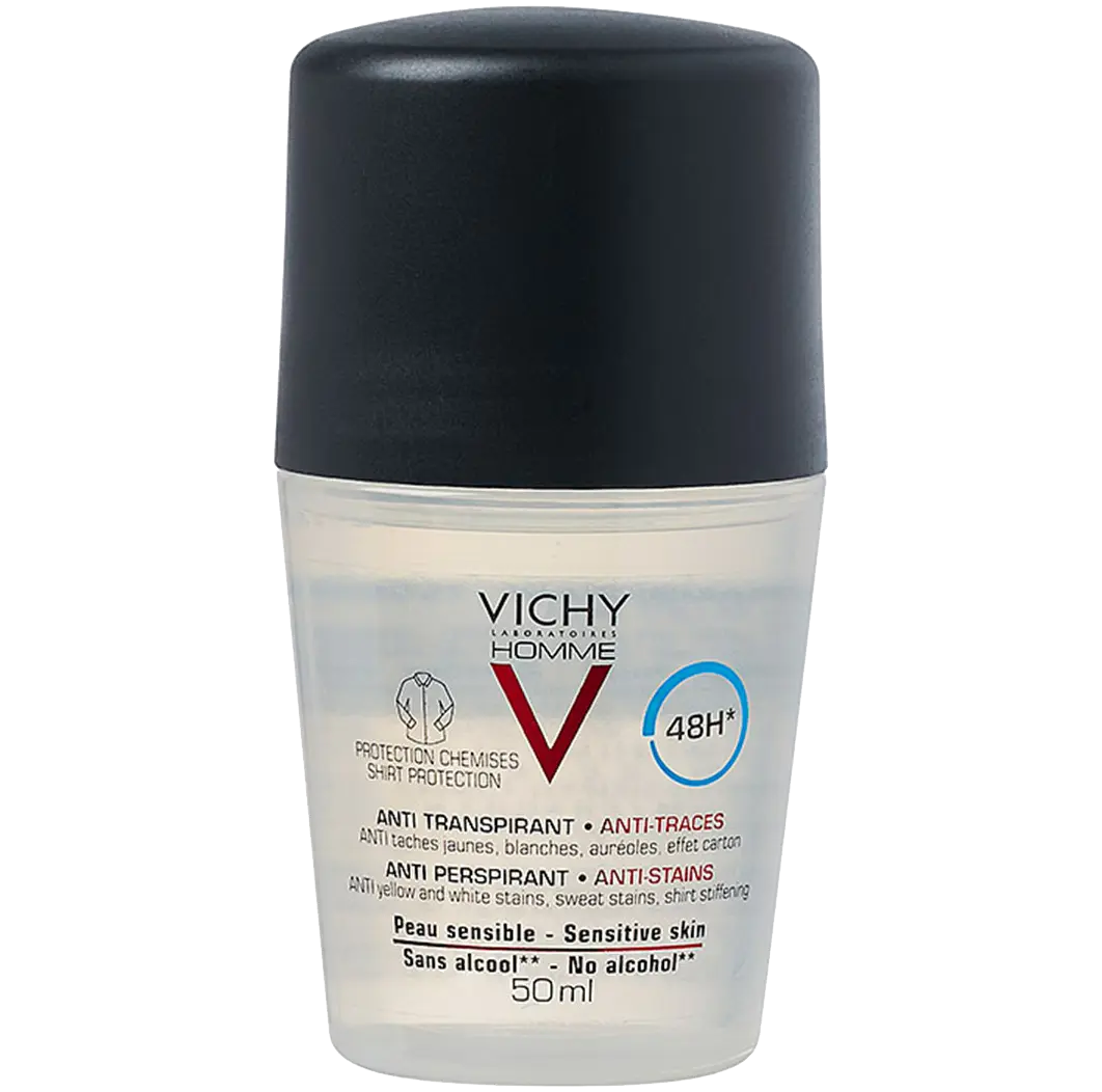 Vichy Homme шариковый антиперспирант, 50 мл
Vichy Homme шариковый антиперспирант, 50 мл