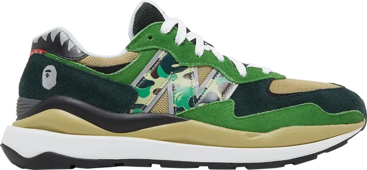 Кроссовки BAPE x 57/40 Green, зеленый
Кроссовки BAPE x 57/40 Green, зеленый
