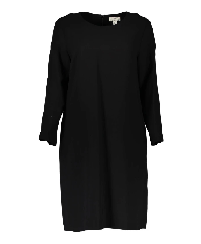 Черное платье с длинными рукавами и застежкой-молнией. Gant, черный
Черное платье с длинными рукавами и застежкой-молнией. Gant, черный