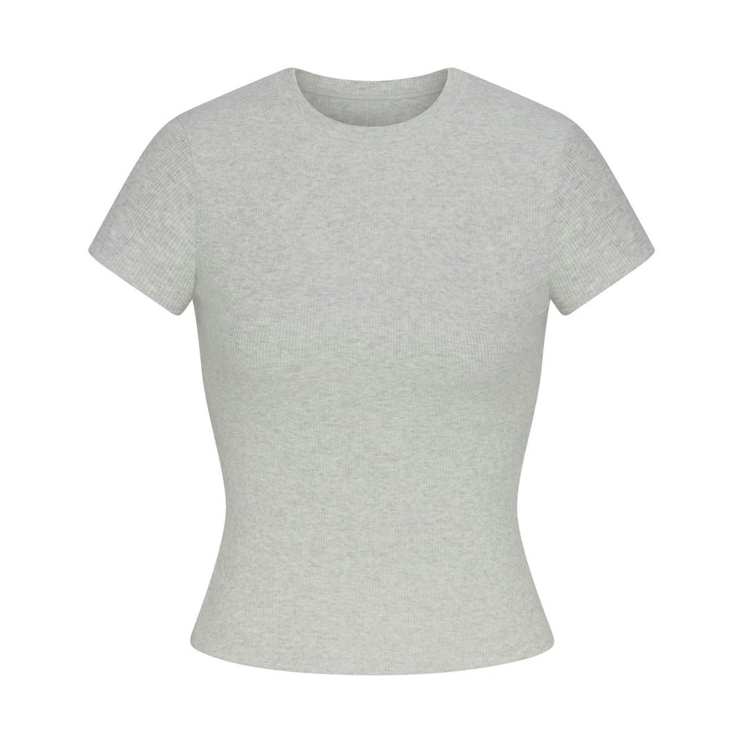 Футболка SKIMS Cotton Rib, серый
Футболка SKIMS Cotton Rib, серый