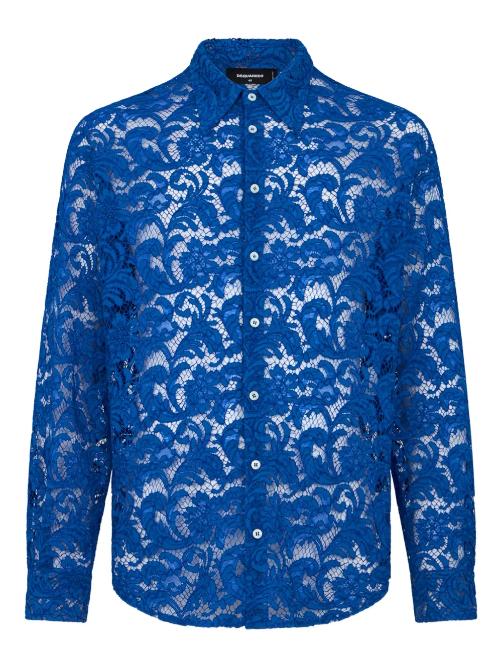 Рубашка с длинными рукавами и кружевом Dsquared2, синий
Рубашка с длинными рукавами и кружевом Dsquared2, синий
