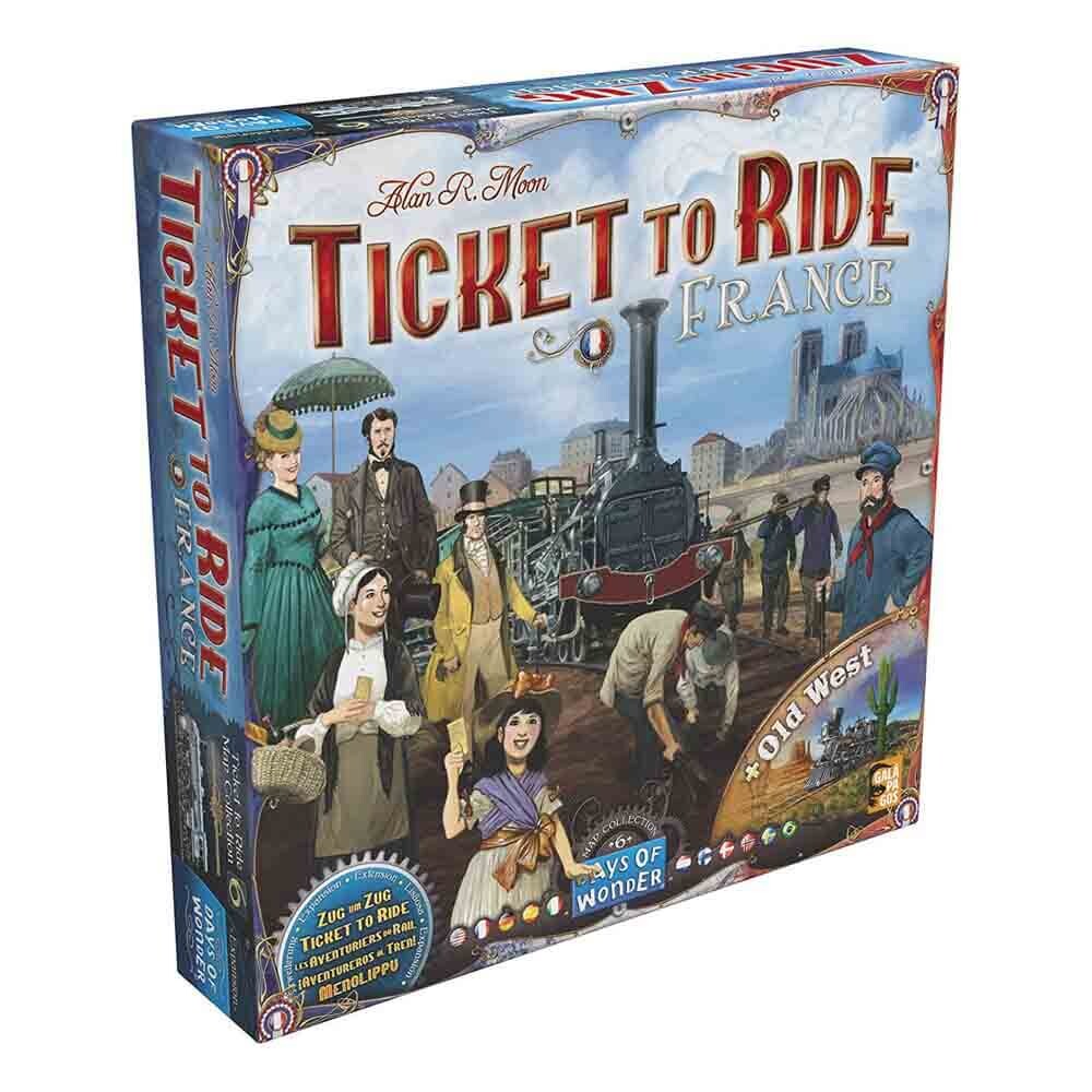 Дополнение для настольной игры Days of Wonder: Ticket To Ride France + Old West
Дополнение для настольной игры Days of Wonder: Ticket To Ride France + Old West
