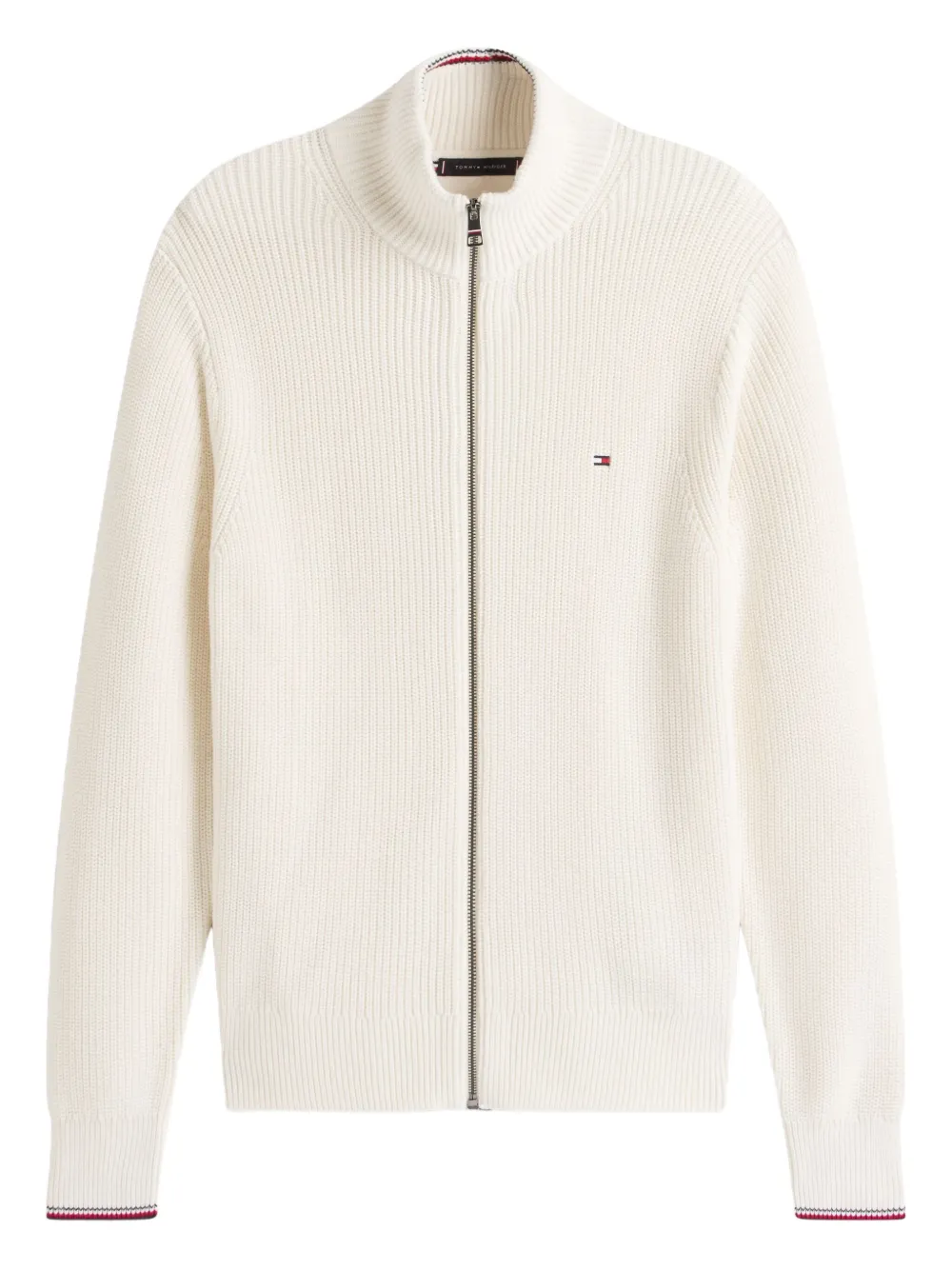 Кардиган в рубчик на молнии Tommy Hilfiger, белый
Кардиган в рубчик на молнии Tommy Hilfiger, белый
