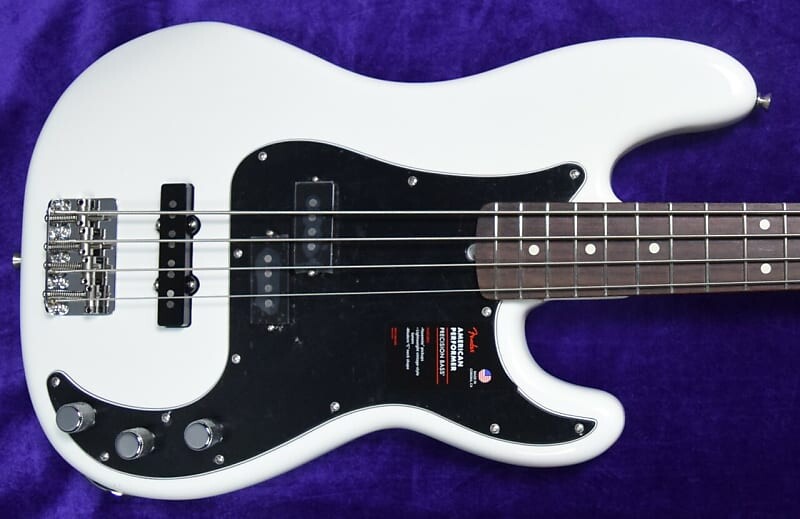 Fender American Performer Precision, арктический белый / палисандр AM Performer P-Bass
Fender American Performer Precision, арктический белый / палисандр AM Performer P-Bass