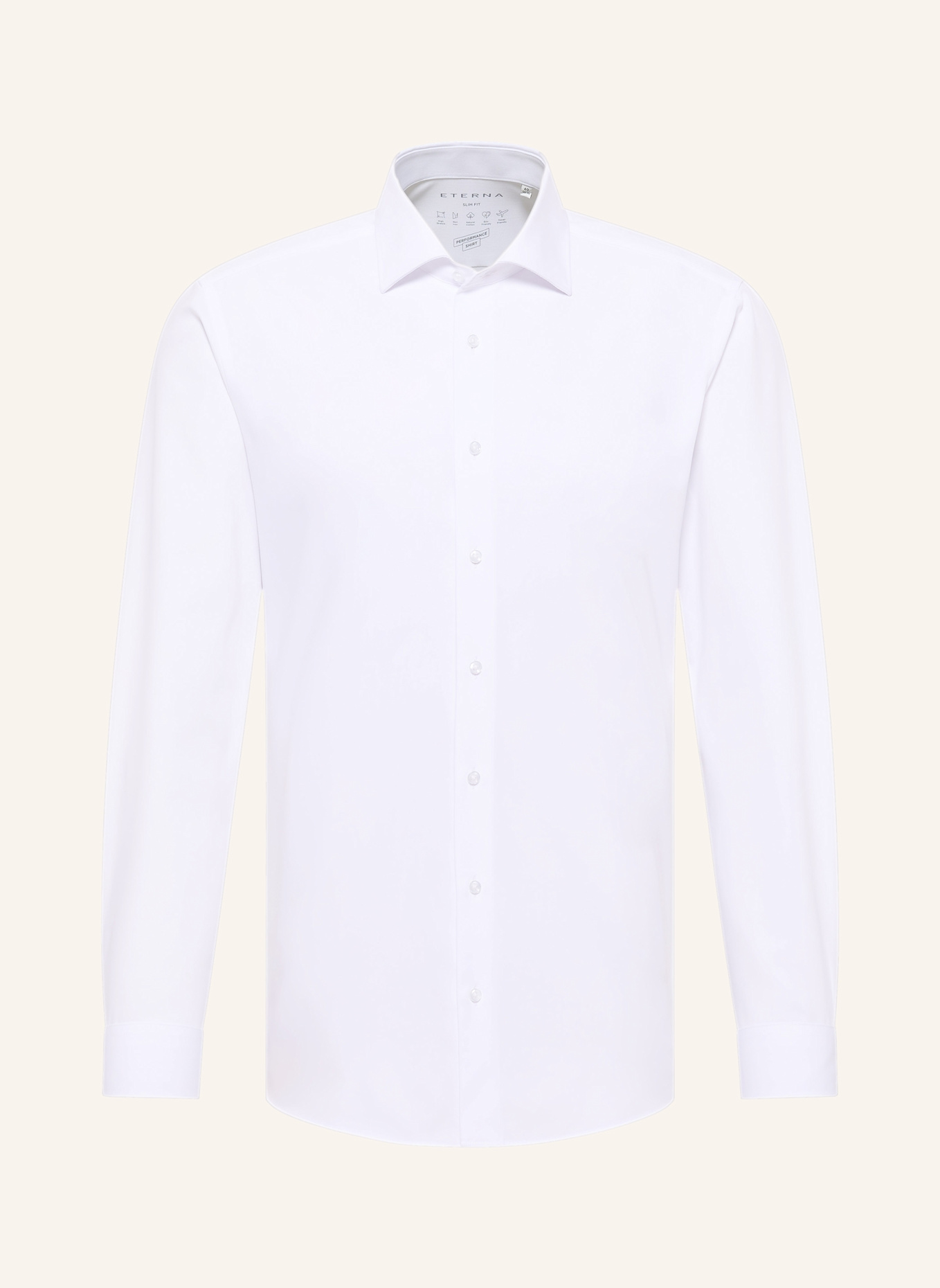 Рубашка облегающего кроя Eterna, белый
Рубашка облегающего кроя Eterna, белый
