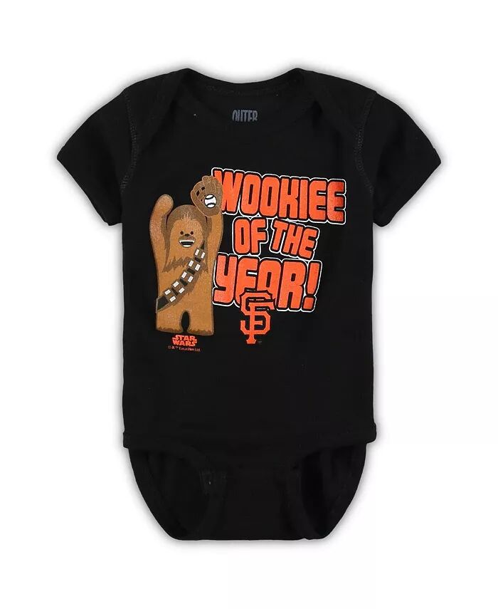Боди для новорожденных и младенцев для мальчиков и девочек Black San Francisco Giants Star Wars Wookie of the Year Outerstuff
Боди для новорожденных и младенцев для мальчиков и девочек Black San Francisco Giants Star Wars Wookie of the Year Outerstuff