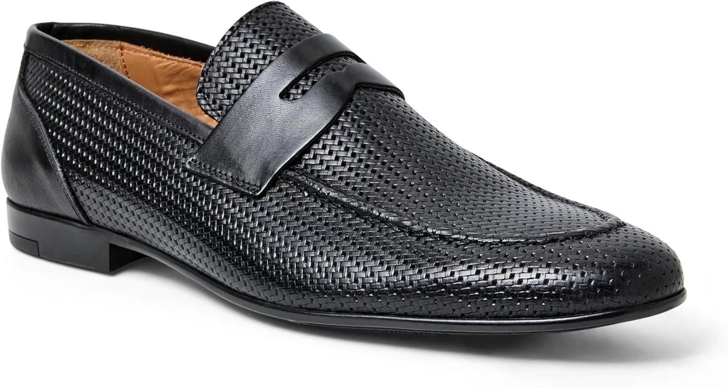 Мужские слипоны Bruno Magli Mens Lastra с плетеной отделкой, черный
Мужские слипоны Bruno Magli Mens Lastra с плетеной отделкой, черный