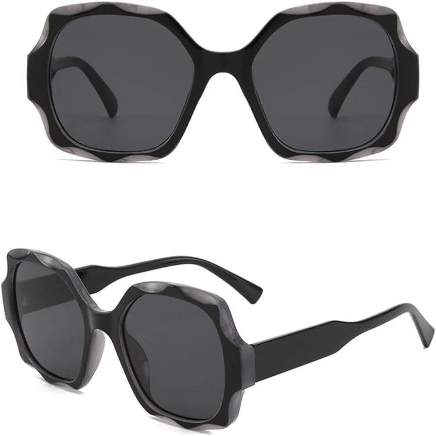 Винтажные солнцезащитные очки LVTFCO большого размера для женщин, стильные градиентные очки для отдыха на природе, модные солнцезащитные очки, Black-black
Винтажные солнцезащитные очки LVTFCO большого размера для женщин, стильные градиентные очки для отдыха на природе, модные солнцезащитные очки, Black-black