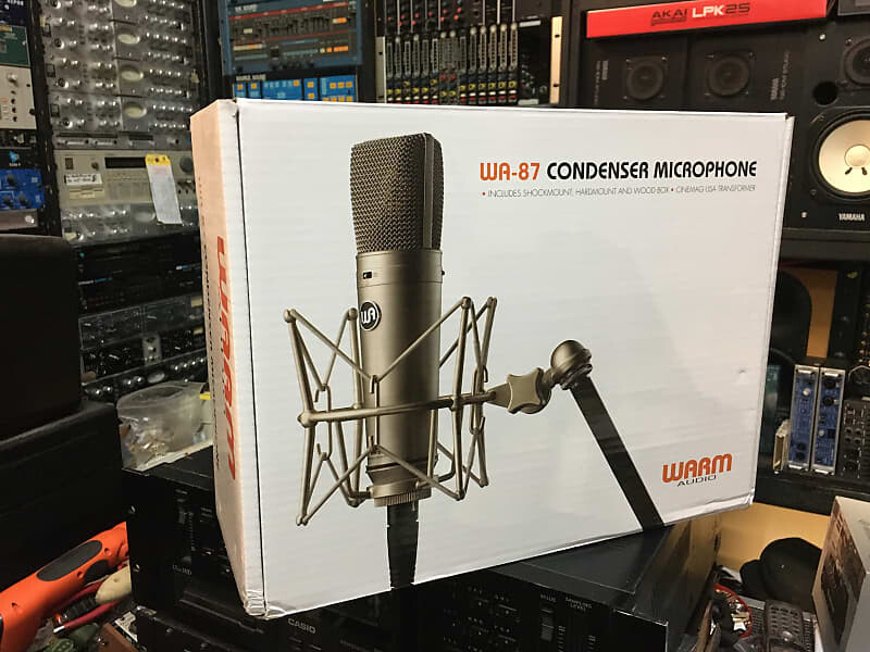 Конденсаторный микрофон Warm Audio WA-87 Large Diaphragm Multipattern Condenser Microphone
Конденсаторный микрофон Warm Audio WA-87 Large Diaphragm Multipattern Condenser Microphone