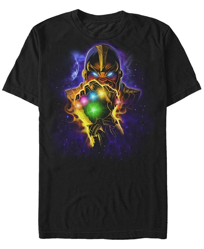 Мужская футболка с короткими рукавами из коллекции комиксов Marvel Starry Thanos Fist Fifth Sun, черный
Мужская футболка с короткими рукавами из коллекции комиксов Marvel Starry Thanos Fist Fifth Sun, черный