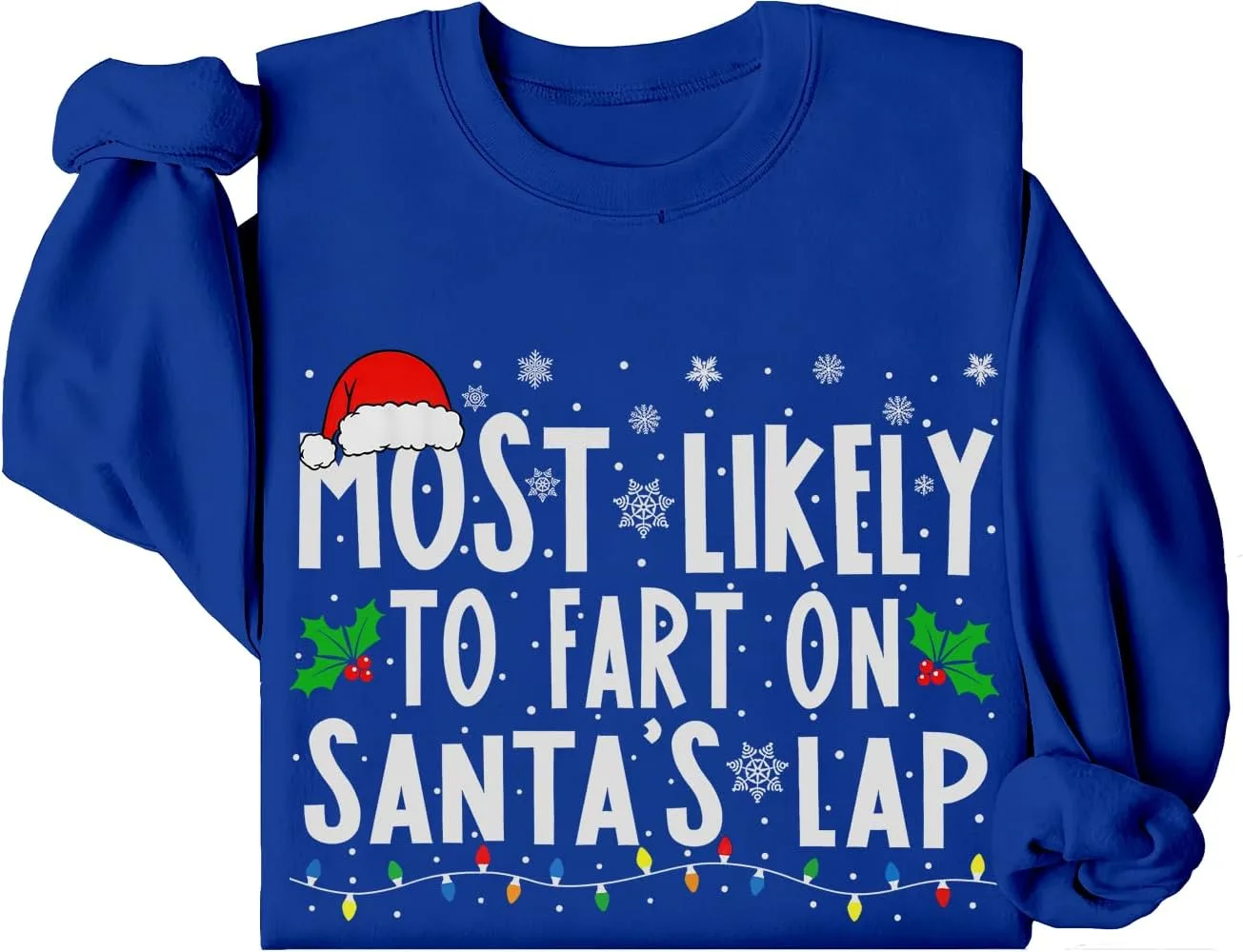 Свитшут с принтом "Most Likely To Fart On Santa's Lap" Kzggs
Свитшут с принтом "Most Likely To Fart On Santa's Lap" Kzggs