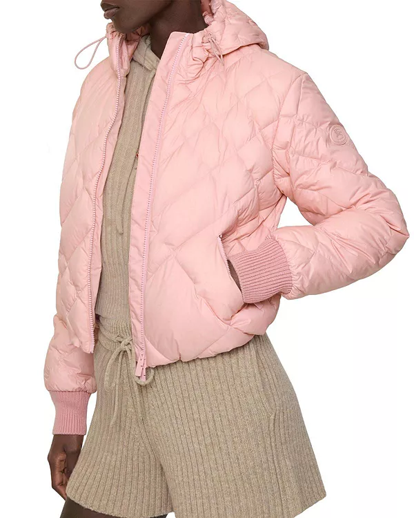 Пуховая куртка Delley из нейлона с клетчатым узором Burberry, розовый
Пуховая куртка Delley из нейлона с клетчатым узором Burberry, розовый