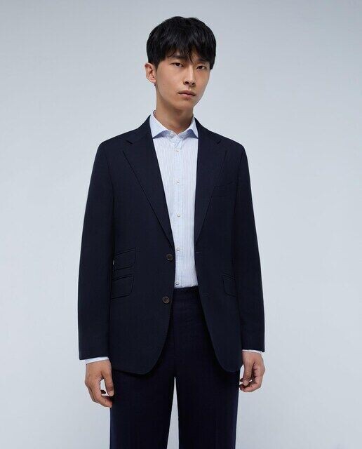 Мужской пиджак из 100% шерсти Scalpers, темно-синий
Мужской пиджак из 100% шерсти Scalpers, темно-синий