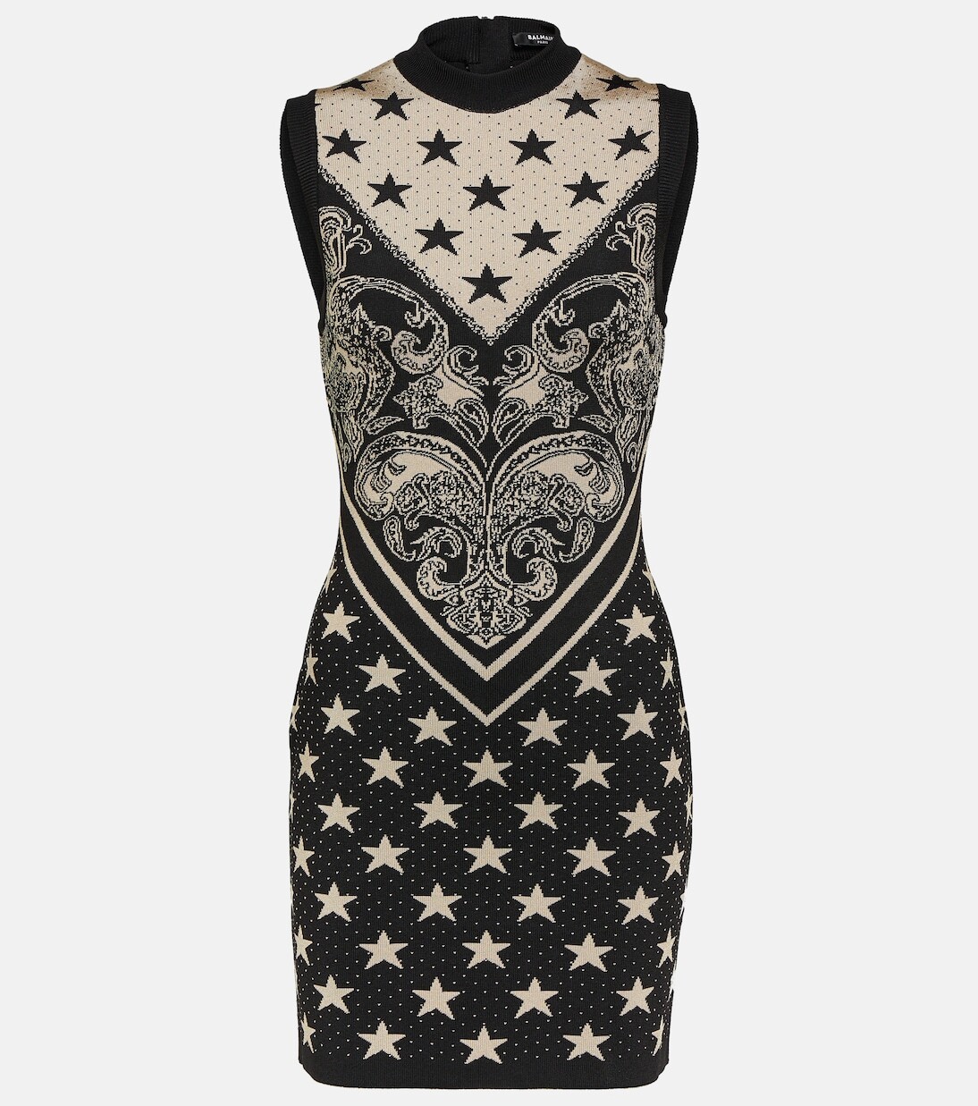 Мини-платье вязки интарсия Balmain, мультиколор
Мини-платье вязки интарсия Balmain, мультиколор