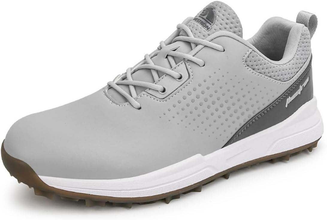 Водонепроницаемые мужские ботинки для гольфа, нескользящие, водоотталкивающие, легкие, дышащие, профессиональная обувь для гольфистов на открытом воздухе Omcam, серый
Водонепроницаемые мужские ботинки для гольфа, нескользящие, водоотталкивающие, легкие, дышащие, профессиональная обувь для гольфистов на открытом воздухе Omcam, серый