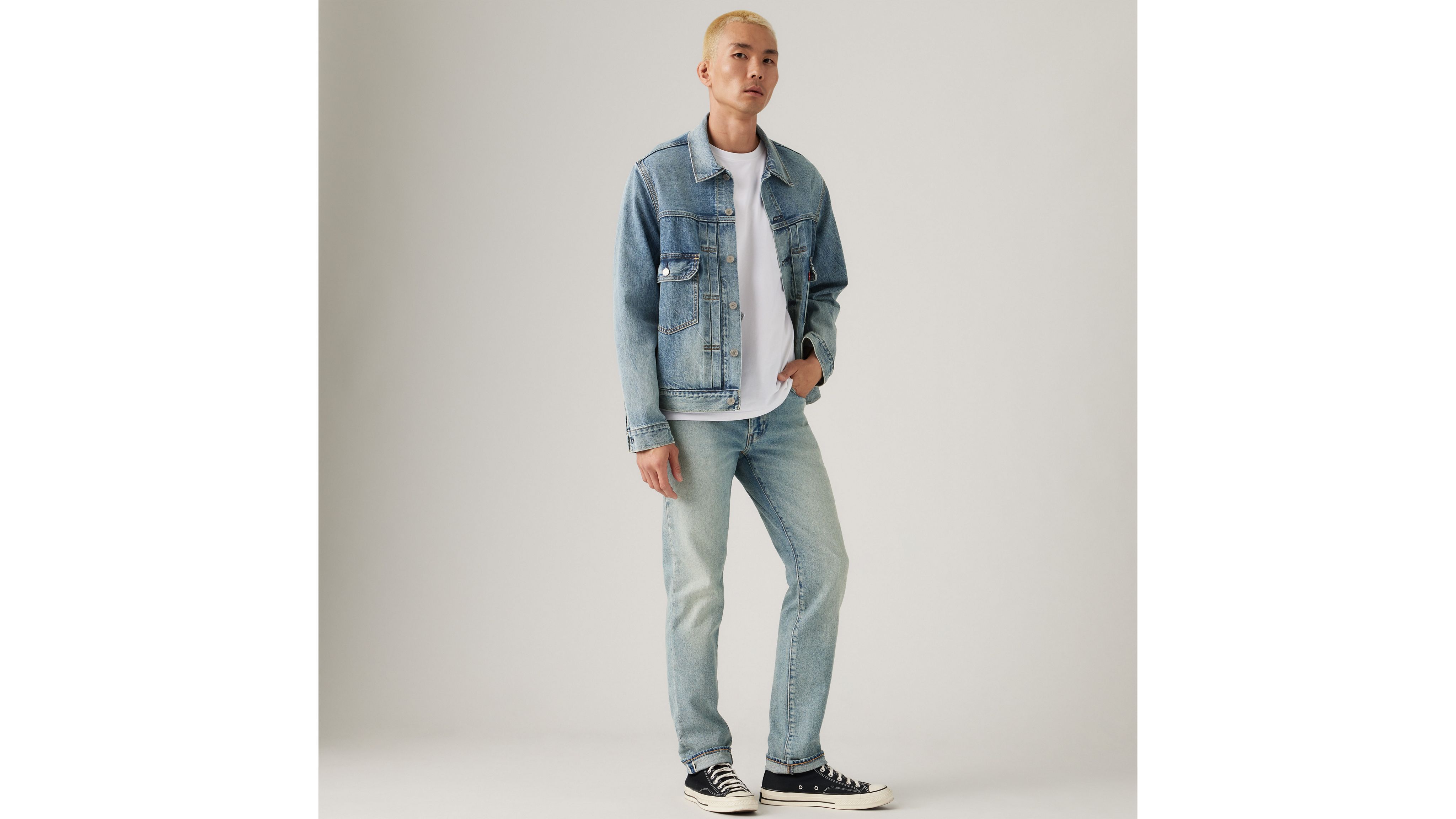 511 Узкие мужские джинсы с кромкой Levi's, Go With It Selvedge - Light Wash
511 Узкие мужские джинсы с кромкой Levi's, Go With It Selvedge - Light Wash