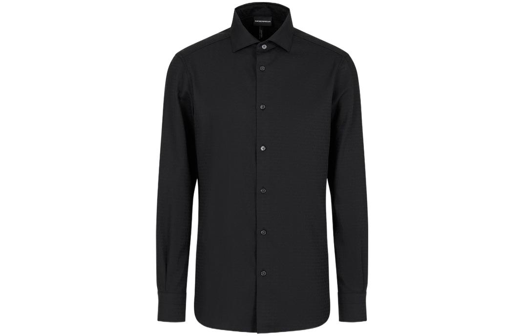 Рубашка с логотипом жаккард EMPORIO ARMANI, черный
Рубашка с логотипом жаккард EMPORIO ARMANI, черный