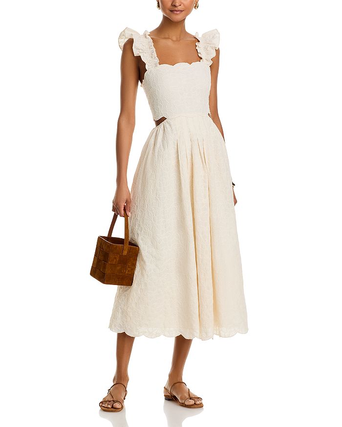 Платье с вышивкой и отделкой в виде ракушек - эксклюзив AQUA, белый
Платье с вышивкой и отделкой в виде ракушек - эксклюзив AQUA, белый