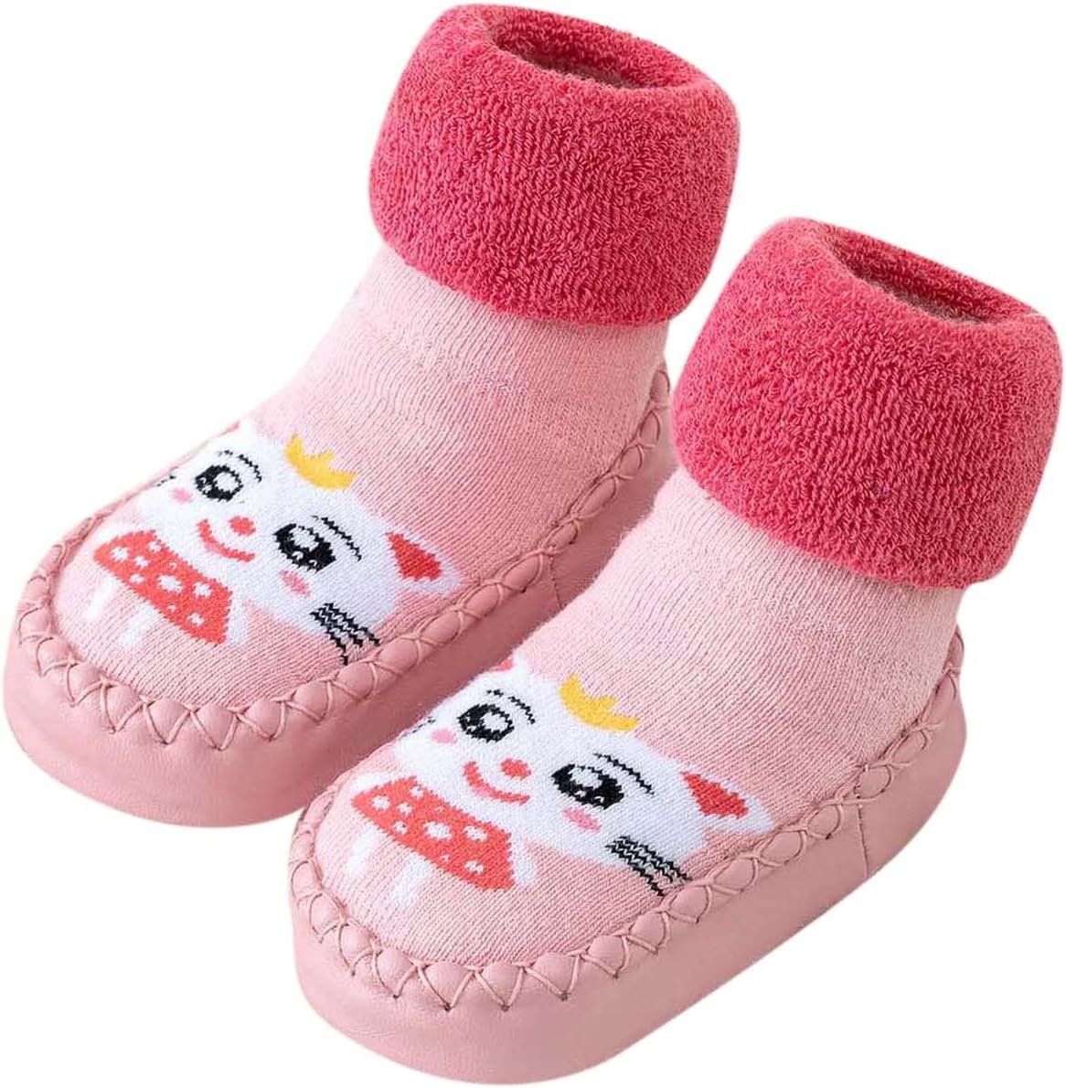 Детские ботинки-тапочки для малышей, девочек, носочные туфли с эластичной вязкой, резиновая подошва, не скользящие, для дома и улицы, удобные кроссовки Generic, розовый
Детские ботинки-тапочки для малышей, девочек, носочные туфли с эластичной вязкой, резиновая подошва, не скользящие, для дома и улицы, удобные кроссовки Generic, розовый