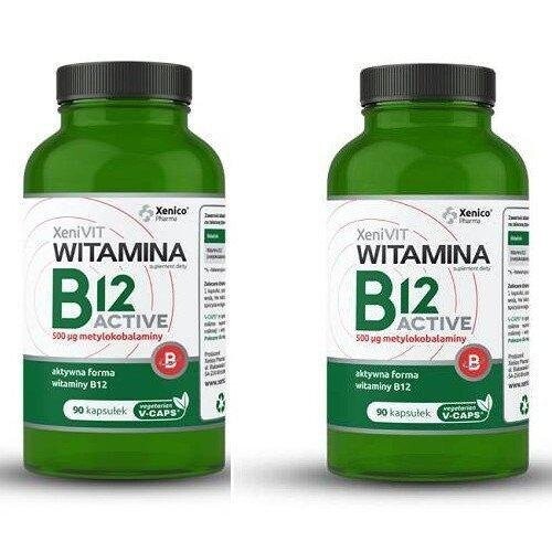 Xenivit, Витамин В12 Актив, 90 капсул.
Xenivit, Витамин В12 Актив, 90 капсул.