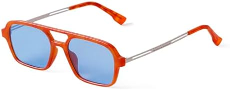 Солнцезащитные очки прямоугольной формы 2027 года для женщин и мужчин, винтажные оранжево-синие оттенки, квадратные солнцезащитные очки для женщин с защитой от УФ-излучения UV400 generic, C3
Солнцезащитные очки прямоугольной формы 2027 года для женщин и мужчин, винтажные оранжево-синие оттенки, квадратные солнцезащитные очки для женщин с защитой от УФ-излучения UV400 generic, C3