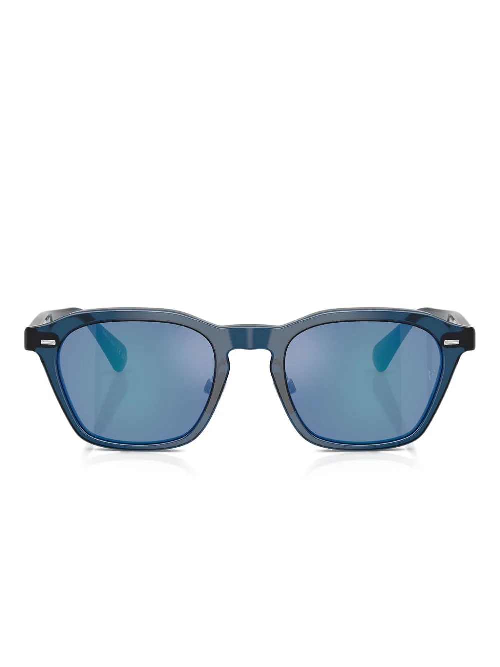 Солнцезащитные очки в квадратной оправе Oliver Peoples, синий
Солнцезащитные очки в квадратной оправе Oliver Peoples, синий