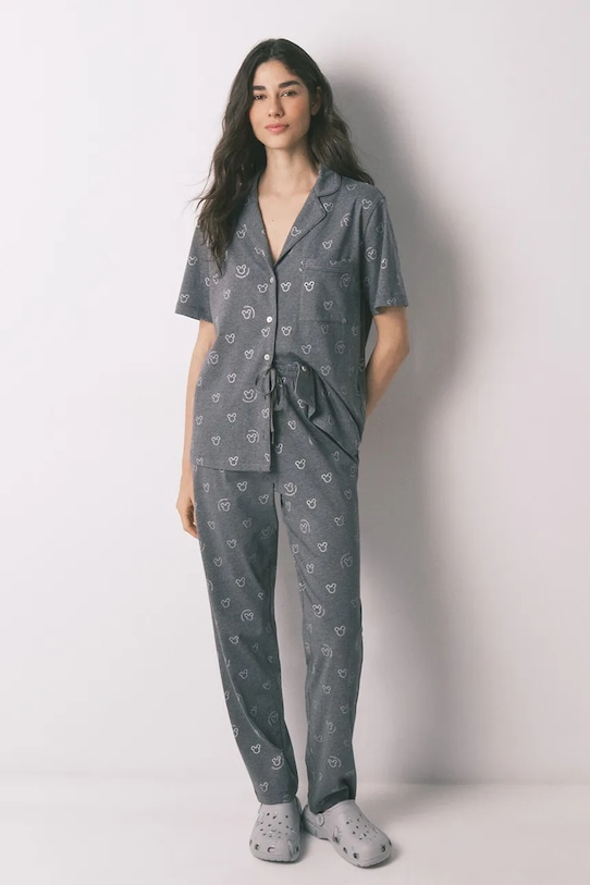 Хлопковая пижама women'secret, серый
Хлопковая пижама women'secret, серый