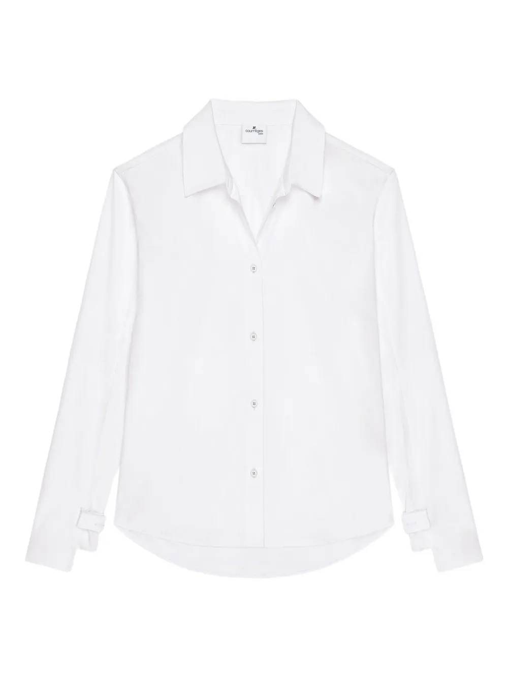 Рубашка с манжетами Courrèges, белый
Рубашка с манжетами Courrèges, белый