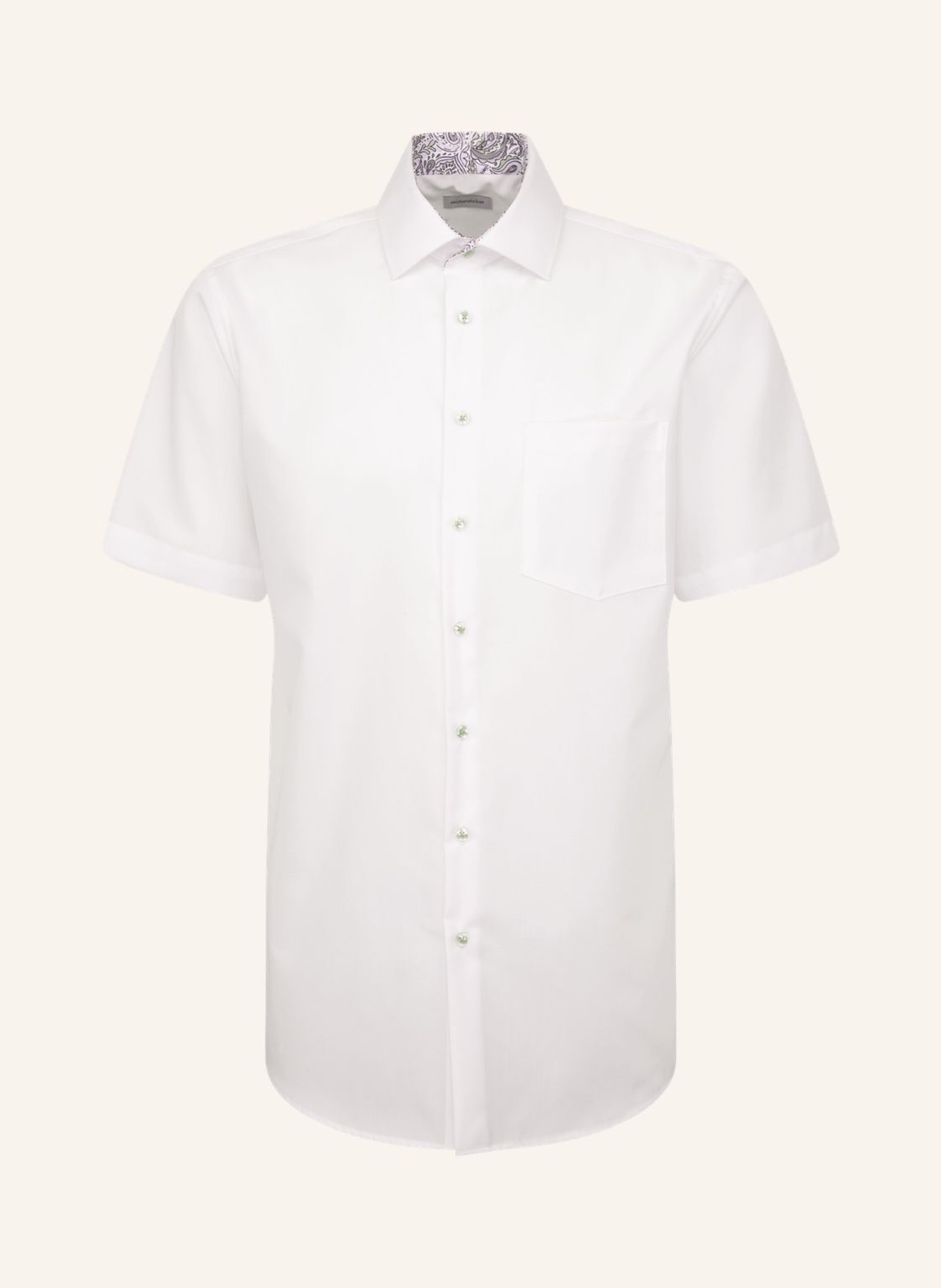 Деловая рубашка, стандартный крой Seidensticker, белый
Деловая рубашка, стандартный крой Seidensticker, белый