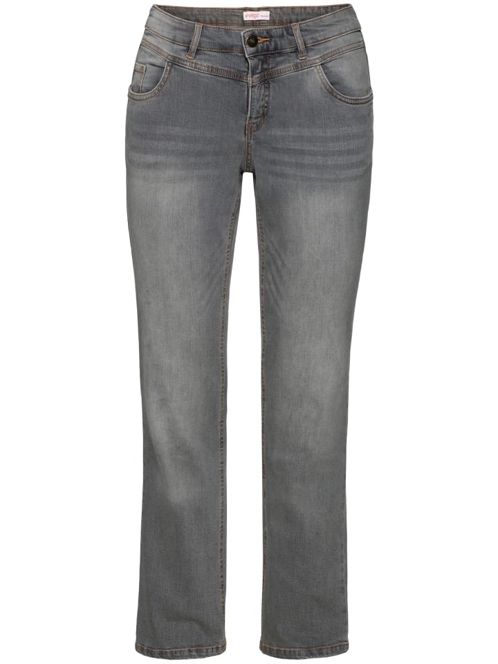 Джинсы sheego, серый деним 
Джинсы sheego, серый деним