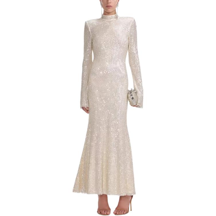 Платье миди Self portrait с декоративными элементами Self-portrait, светло-бежевый
Платье миди Self portrait с декоративными элементами Self-portrait, светло-бежевый