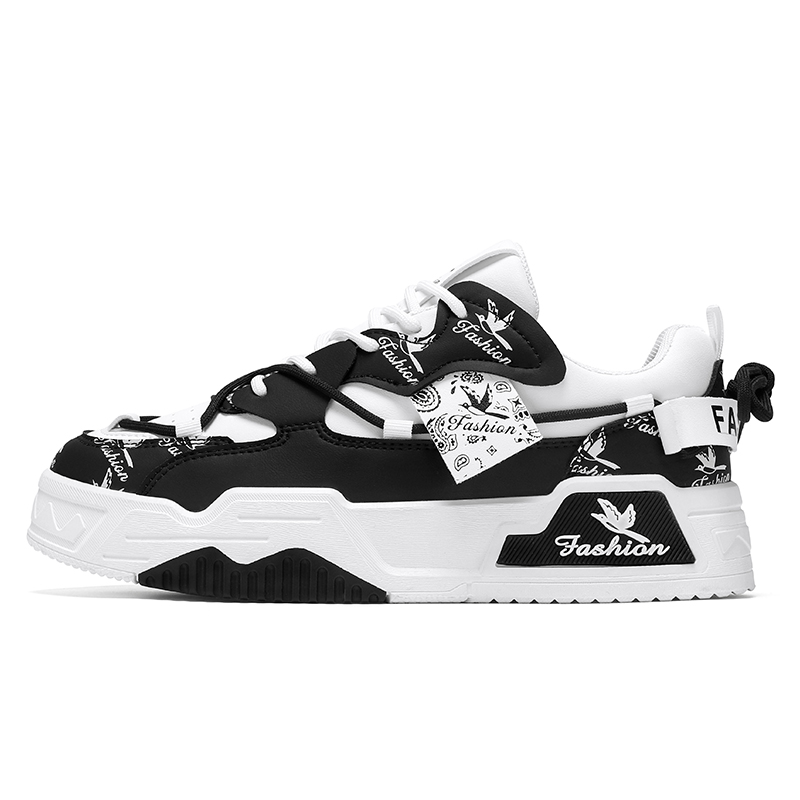 Водонепроницаемые, ударопрочные, износостойкие, низкие мужские кроссовки M.M Party, Black White 
Водонепроницаемые, ударопрочные, износостойкие, низкие мужские кроссовки M.M Party, Black White