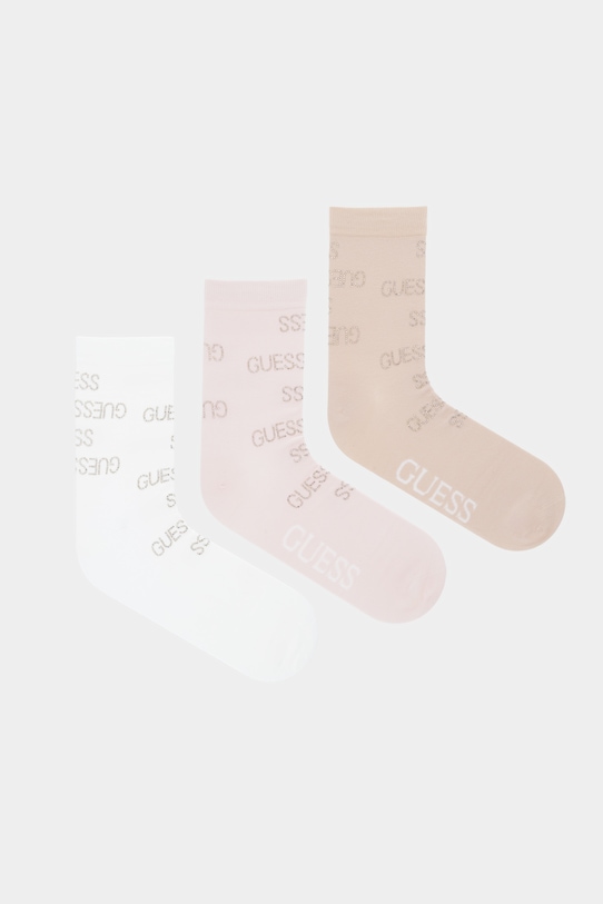 3 пары носков Guess, розовый
3 пары носков Guess, розовый
