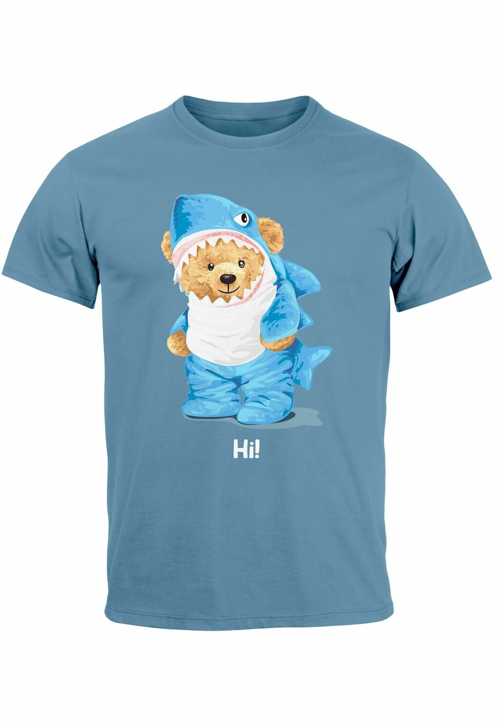 Футболка с принтом HAI HI TEDDY BÄR WITZ PARODIE AUFDRUCK Neverless, светло-голубой
Футболка с принтом HAI HI TEDDY BÄR WITZ PARODIE AUFDRUCK Neverless, светло-голубой