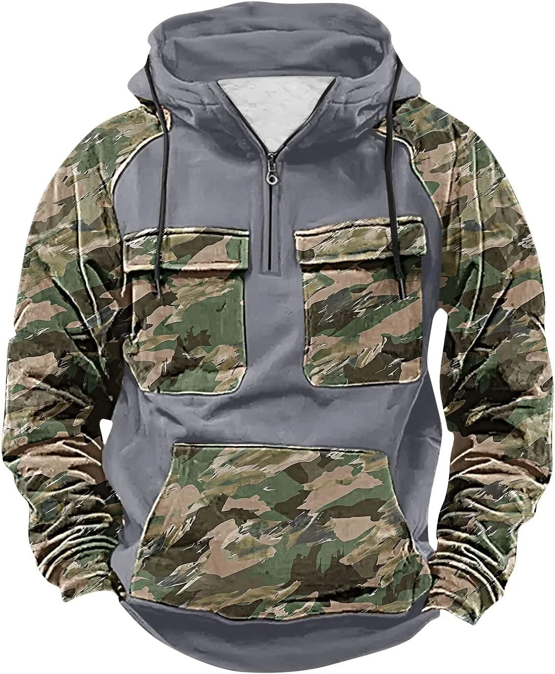 Тактический худи с капюшоном для мужчин, карго, с карманами Xiaojmake
Тактический худи с капюшоном для мужчин, карго, с карманами Xiaojmake