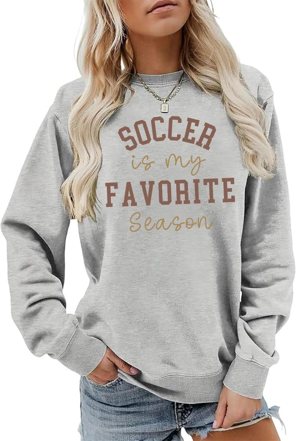 Толстовка с длинным рукавом Soccer Is My Favorite Season BTGRL
Толстовка с длинным рукавом Soccer Is My Favorite Season BTGRL