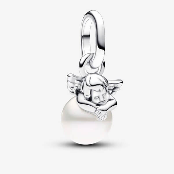 Шарм-подвеска Pandora ME Cupid Mini, серебро/белый
Шарм-подвеска Pandora ME Cupid Mini, серебро/белый