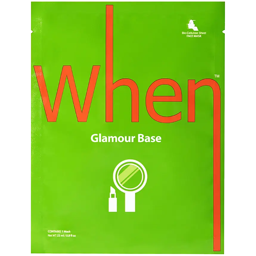 When Glamour Base Корейская разглаживающая и укрепляющая маска для лица, 23 мл
When Glamour Base Корейская разглаживающая и укрепляющая маска для лица, 23 мл