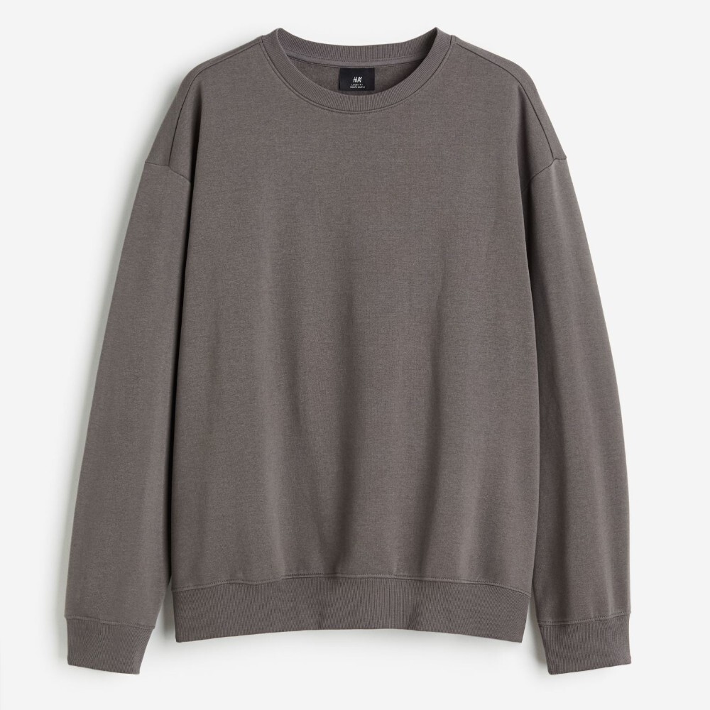 Свитшот H&M Relaxed Fit, серо-бежевый
Свитшот H&M Relaxed Fit, серо-бежевый
