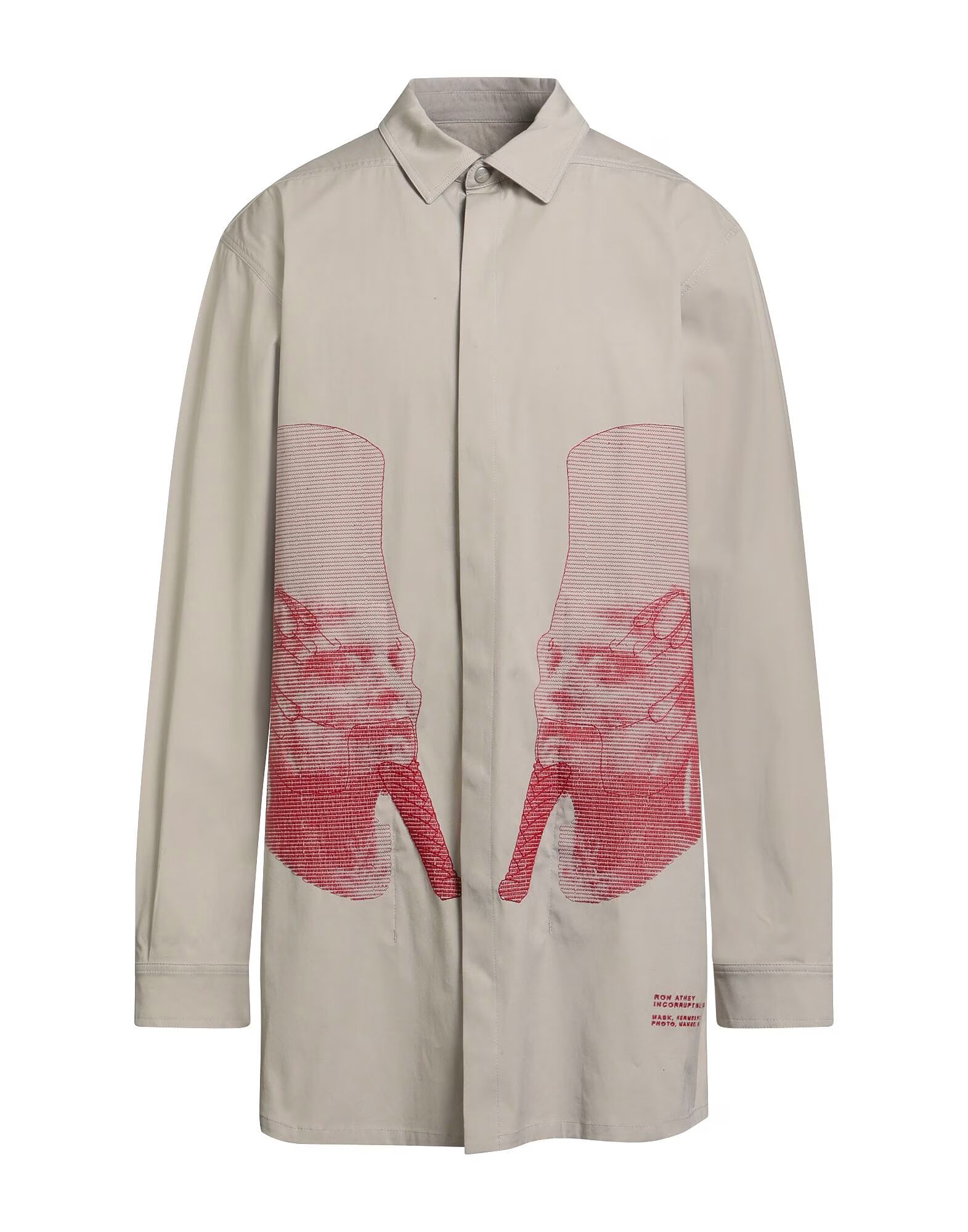Рубашка Rick Owens, бежевый
Рубашка Rick Owens, бежевый