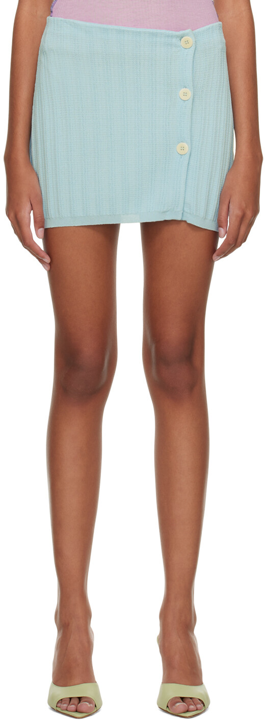 SSENSE Эксклюзивная синяя мини-юбка Marco Rambaldi
SSENSE Эксклюзивная синяя мини-юбка Marco Rambaldi