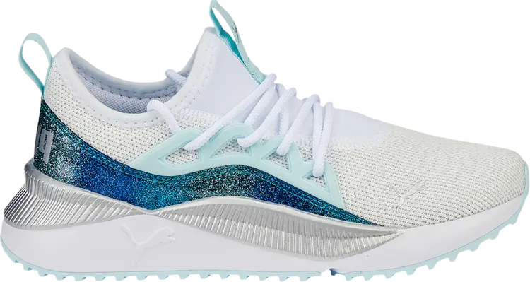 Кроссовки Puma Pacer Future Allure Jr Night Out - White Light Aqua, белый
Кроссовки Puma Pacer Future Allure Jr Night Out - White Light Aqua, белый