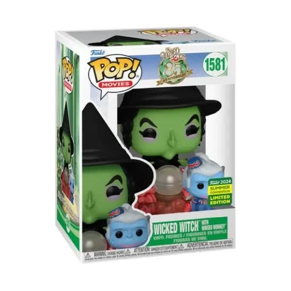Funko POP Волшебник страны Оз 1581 Злая ведьма с крылатой обезьяной Летний съезд 2027 Funko POP!
Funko POP Волшебник страны Оз 1581 Злая ведьма с крылатой обезьяной Летний съезд 2027 Funko POP!