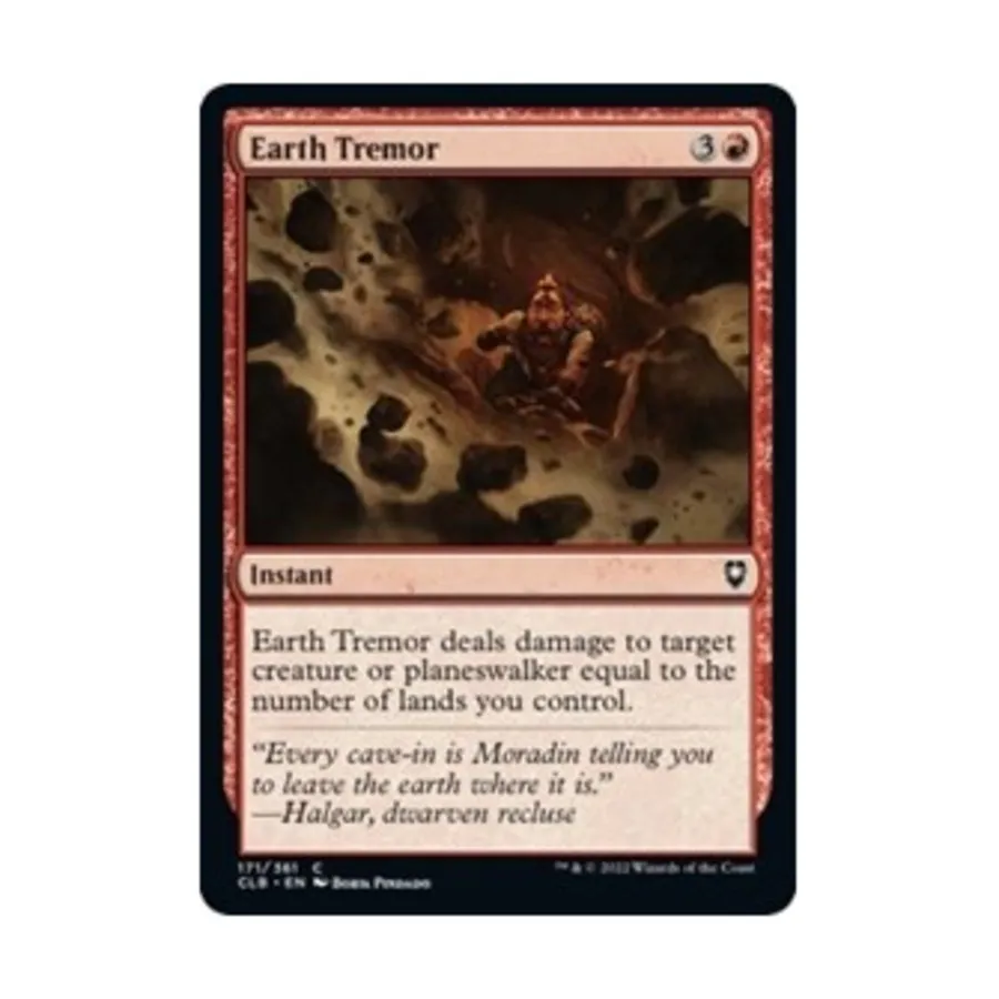 CCG Землетрясение (C) (Фольга), MTG - Commander Legends - Battle for Baldur's Gate
CCG Землетрясение (C) (Фольга), MTG - Commander Legends - Battle for Baldur's Gate