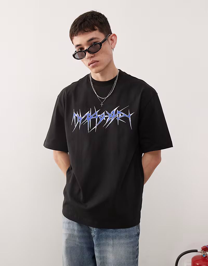 Футболка свободного кроя Weekday с графическим принтом черного цвета
Футболка свободного кроя Weekday с графическим принтом черного цвета