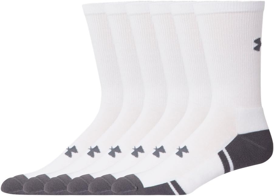 Носки Under Armour Adult Resistor 3.0 Crew, несколько пар, White/Graphite (6-Pairs)
Носки Under Armour Adult Resistor 3.0 Crew, несколько пар, White/Graphite (6-Pairs)