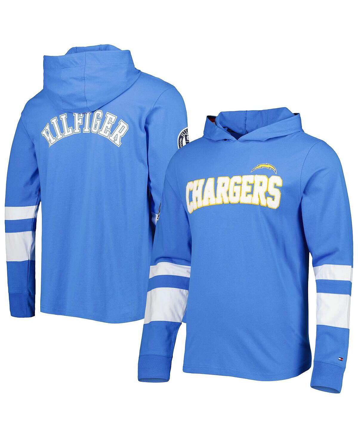 Мужская пудровая синяя, белая футболка с капюшоном los angeles chargers alex с длинным рукавом Tommy Hilfiger, мульти
Мужская пудровая синяя, белая футболка с капюшоном los angeles chargers alex с длинным рукавом Tommy Hilfiger, мульти